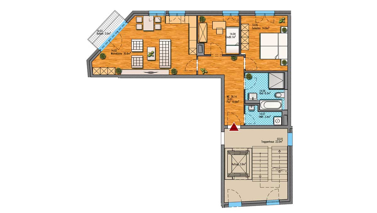 Grundriss_P38-WE14-3OG