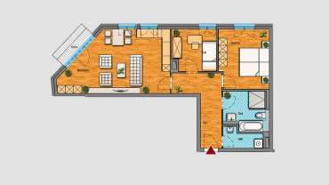 3-Raum-Wohnung im 3.OG