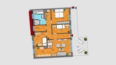 4-Raum-Wohnung im 3.OG