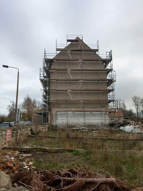 Baufortschritt Bauvorhaben Pulsnitzer Straße 40 Radeberg