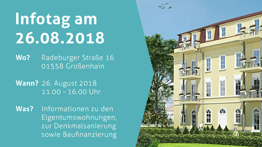 26. August – Infotag „Wohnoase an der Röder“ in Großenhain