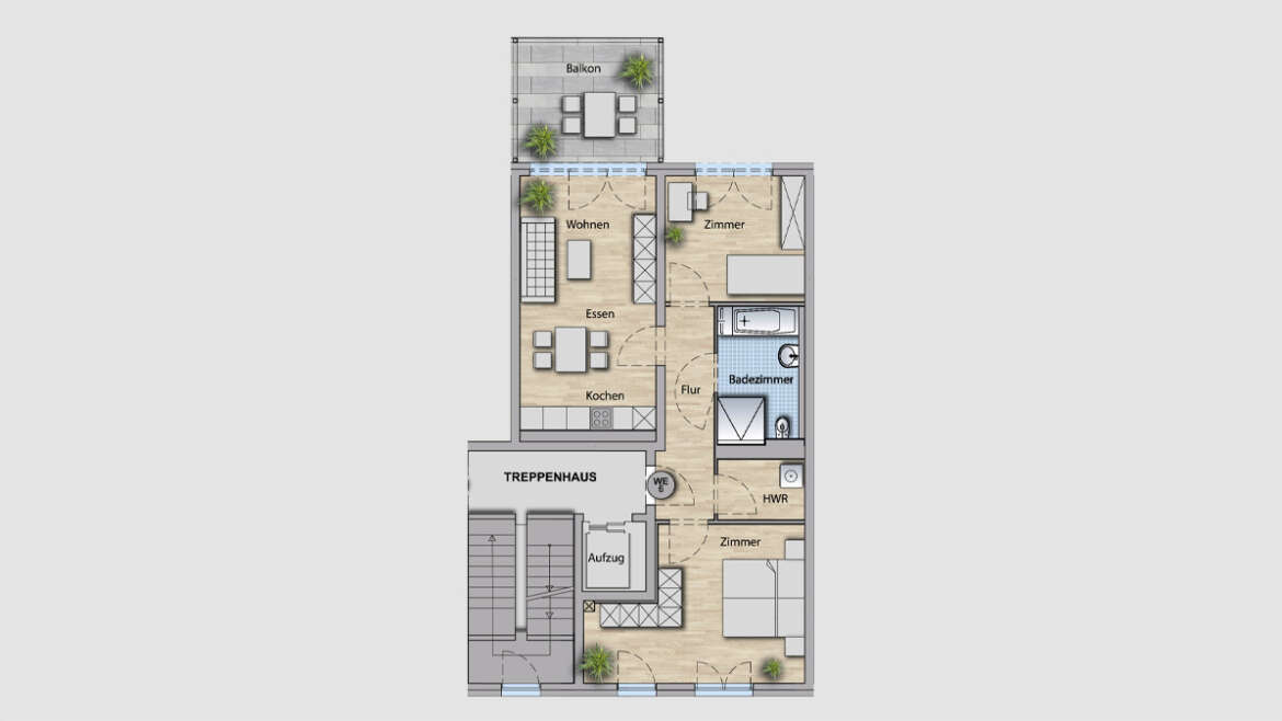3-Raum Wohnung WE06