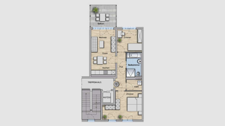 3-Raum Wohnung WE10